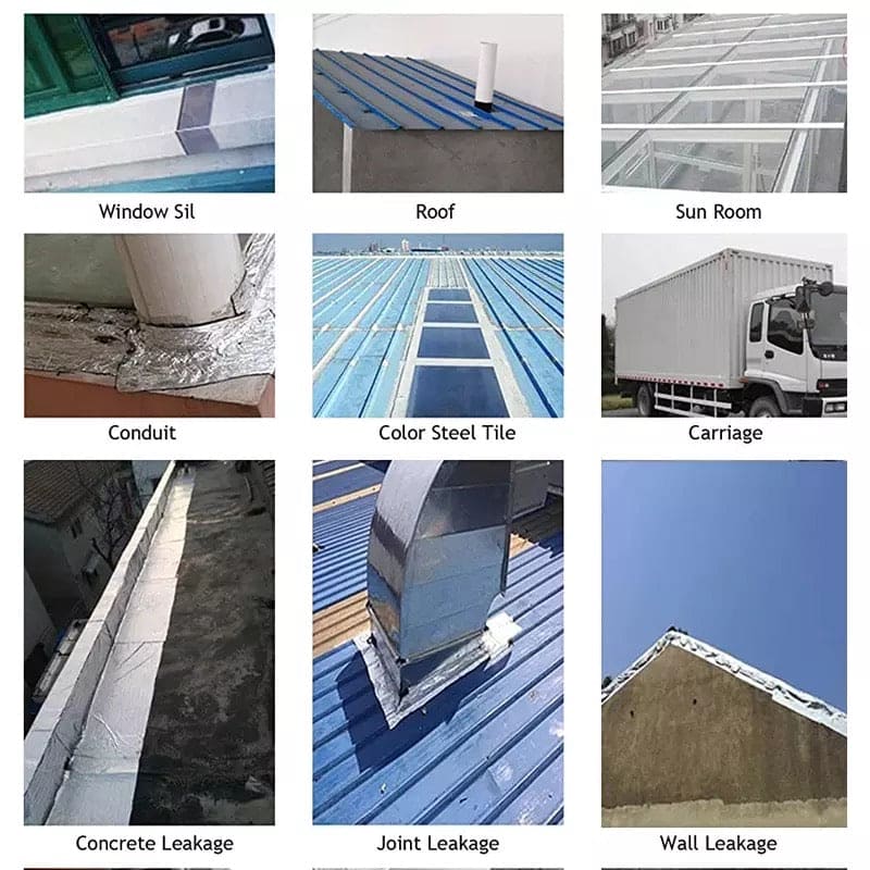 Aluminum Foil Butyl Rubber Tape, High Temperature Waterproof Leak Proof Tape, Nano Self Adhesive Tape, Duct Wall Crack Repair Flex Tape Aluminum Foil Butyl Rubber Tape, High Temperature Waterproof Leak Proof Tape, Nano Self Adhesive Tape, Duct Wall Crack Repair Flex Tape